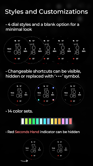 TVV Minimal 4 Watch Face Screenshot 1