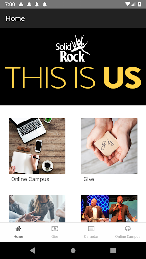 Solid Rock Church App Screenshot 0