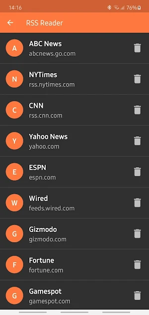 RSS Reader Edge Screenshot 3