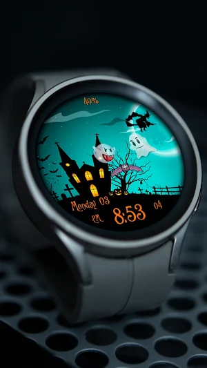Halloween Animated Watch face Screenshot 1