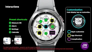JW044 jwstudio watchface Screenshot 2
