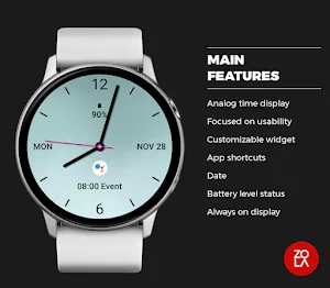 Clean Analog Watch Face Screenshot 1