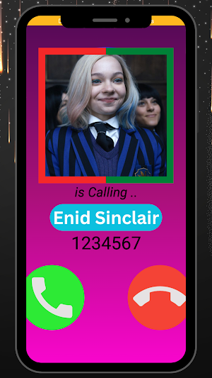 Enid Sinclair Fake Call. Screenshot 2