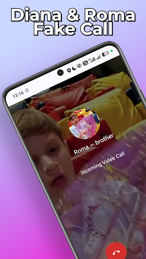 Diana & Roma Fake Call & Chat Screenshot 0