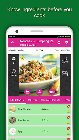 400+ Noodles & Dumpling Recipes Offline, Foods screenshot 6