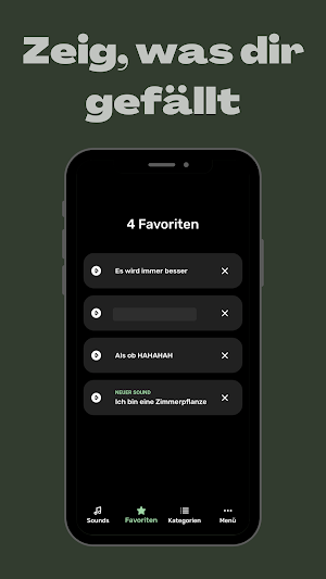 Ungespielt Soundboard Screenshot 1