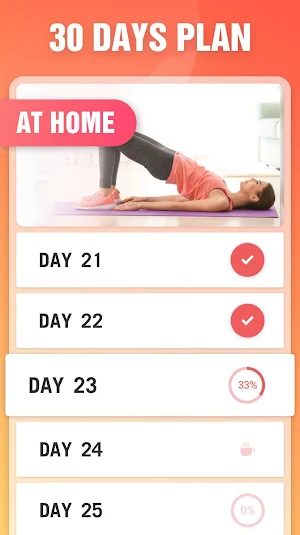 Lose Weight at Home - Home Workout in 30 Days Screenshot 1