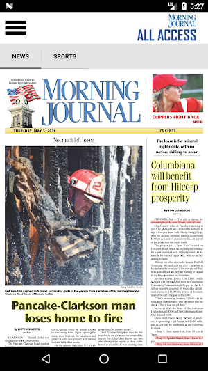 Morning Journal All Access Screenshot 1