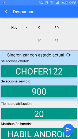 Despacho Horario Fijo Screenshot 3