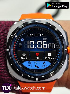 HyperSpace Watch Face Screenshot 0
