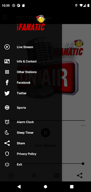 102.7 The Fanatic Screenshot 1