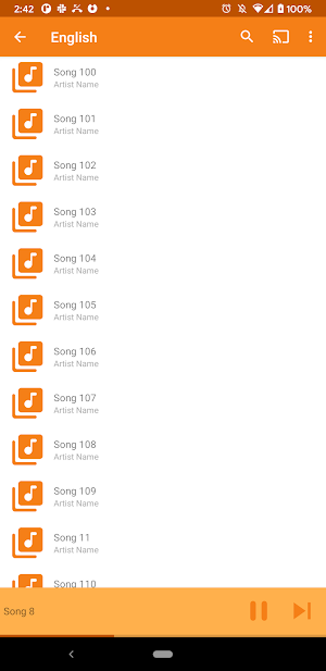 MusicSync 🎵 music with cloud sync + offline play Screenshot 2
