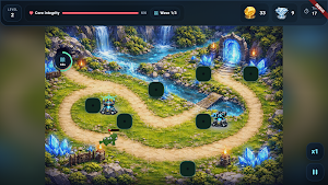 Frostfall TD: Crystal War Screenshot 1