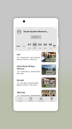 South Seattle Women's Fitness Screenshot 2