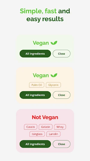 Vegan Verify: Instant Scanner Screenshot 1