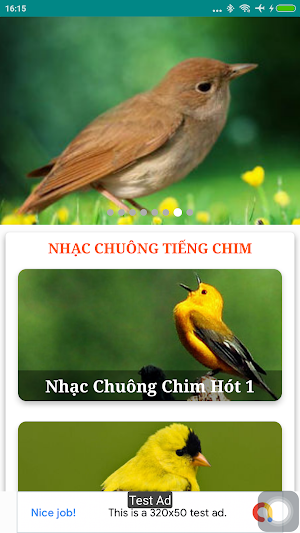 Cài Nhạc Chuông Tiếng Chim Hót Screenshot 1