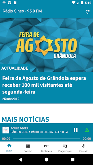 Rádio Sines Screenshot 1