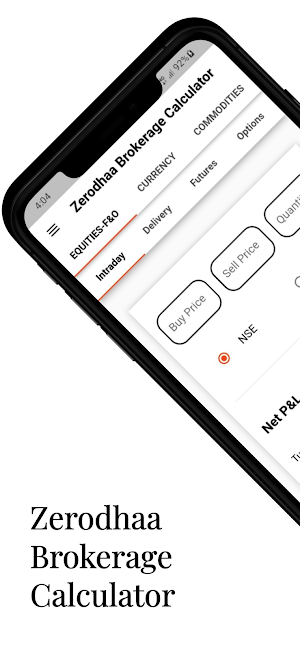 Zerod Brokerage Calculator Screenshot 0