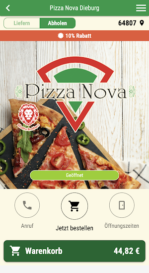 Pizza Nova Dieburg Screenshot 0