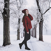 Snowfall Photo Frames
