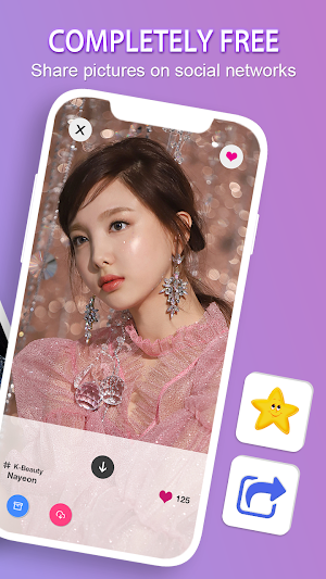 Korean Girl Idol Wallpaper Screenshot 0