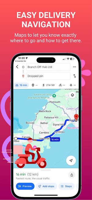 Zaando Go: Drive & Deliver Screenshot 1