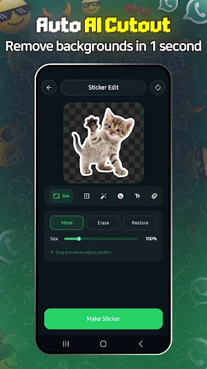 Sticker Maker Auto WhatsApp Screenshot 2