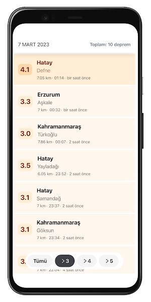 Zelzele | Son 100 Deprem Screenshot 1