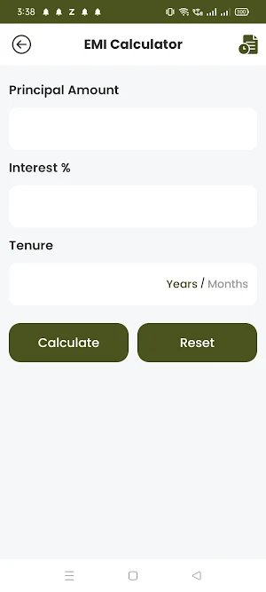 LoanCash - EMI Loan Calculator Screenshot 1