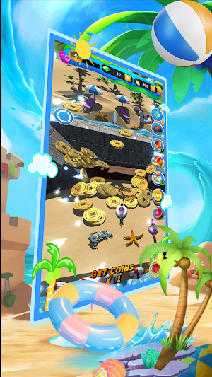 Beach Coin Surfing Screenshot 0