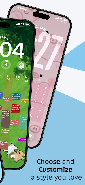 Lockscreen Calendar Maker Screenshot 1