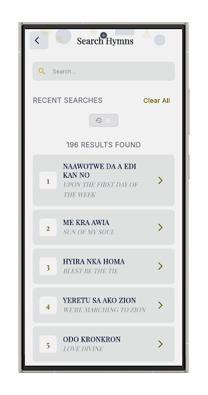 CoC Hymnal Screenshot 3