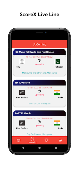 ScoreX Live Line Screenshot 2