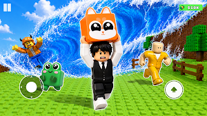 Obby Escape: Tsunami Memezot Screenshot 3