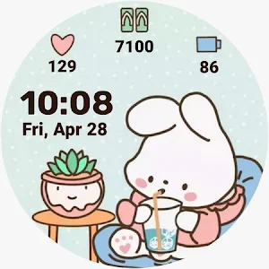 Kawaii Bunny Animated Screenshot 0