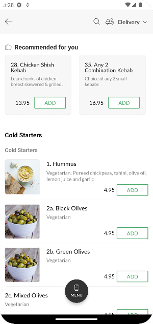 Deniz Restaurants Screenshot 2