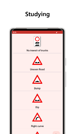 Road Signs Italy. Quiz & Test Screenshot 0
