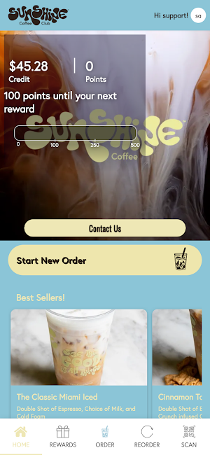 Sunshine Coffee Club Screenshot 0