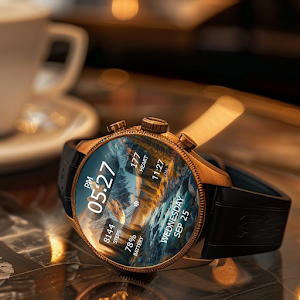 Key WF42 Mountain Watch Face Screenshot 3
