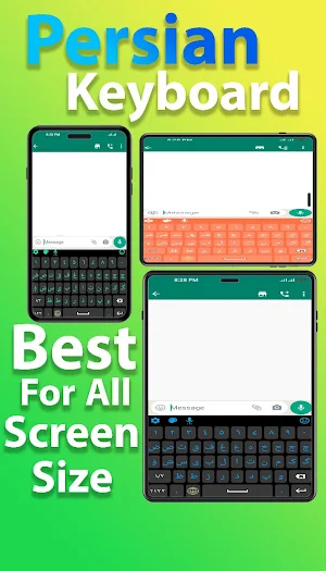 Persian colored keyboard theme Screenshot 1