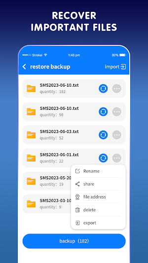 Dumpster: Messages Recover Screenshot 2
