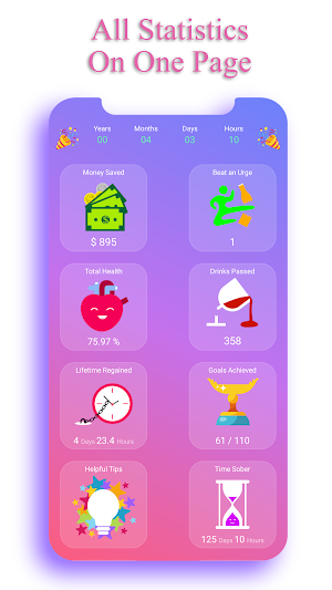 Sobriety Counter -EasyQuit pro Screenshot 0