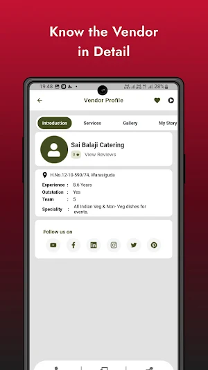 Event Needz - the Ez way Screenshot 2