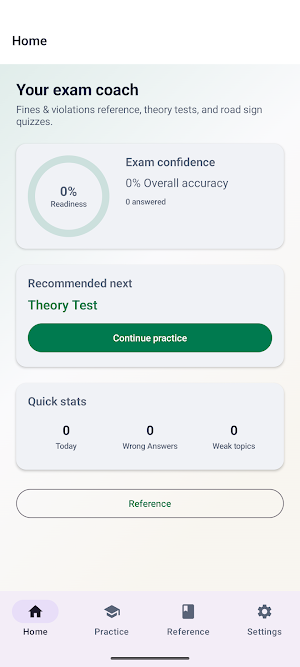 UAE Driving Theory Prep Screenshot 0