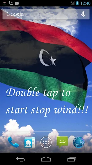 Libya Flag Live Wallpaper Screenshot 0