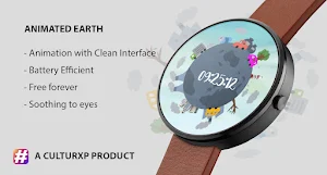 Watch Face Wear OS Earth Screenshot 0