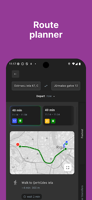 Transport LV: Riga Bus & Train Screenshot 1