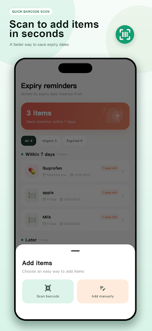 Expiry Date Tracker & Reminder Screenshot 3