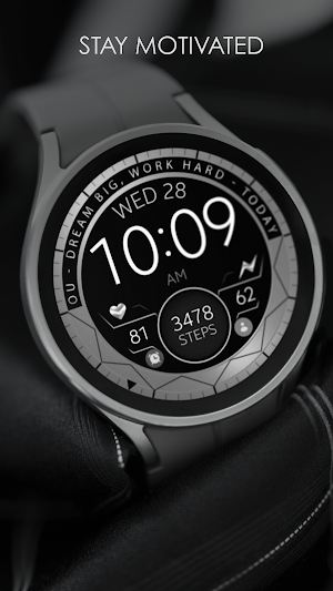 Gold Motivation watch face Screenshot 3