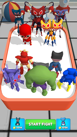 Merge Blue Monster Superhero Screenshot 3